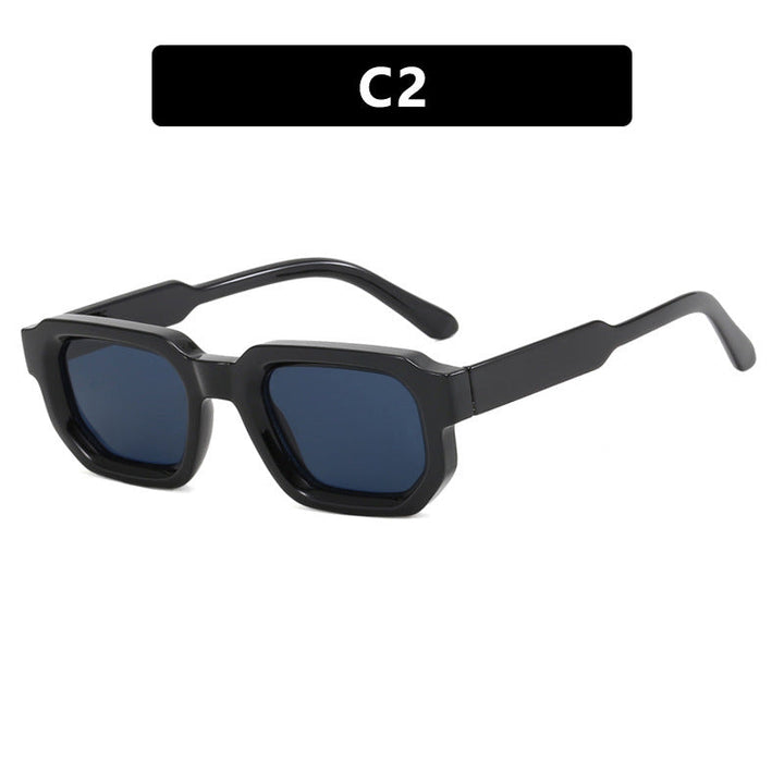 Women geometric sunglasses with fashionable high-gloss frame Kalsten