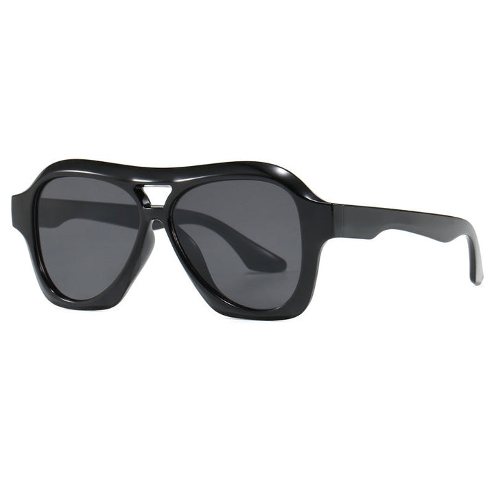 Ladies fashionable sunglasses in innovative design with wide frame Kalsten