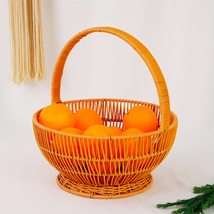 Women Handcrafted Basket with Handle Kalsten