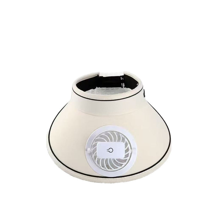 visor with detachable USB fan, adjustable headband and breathable UV protection Kalsten