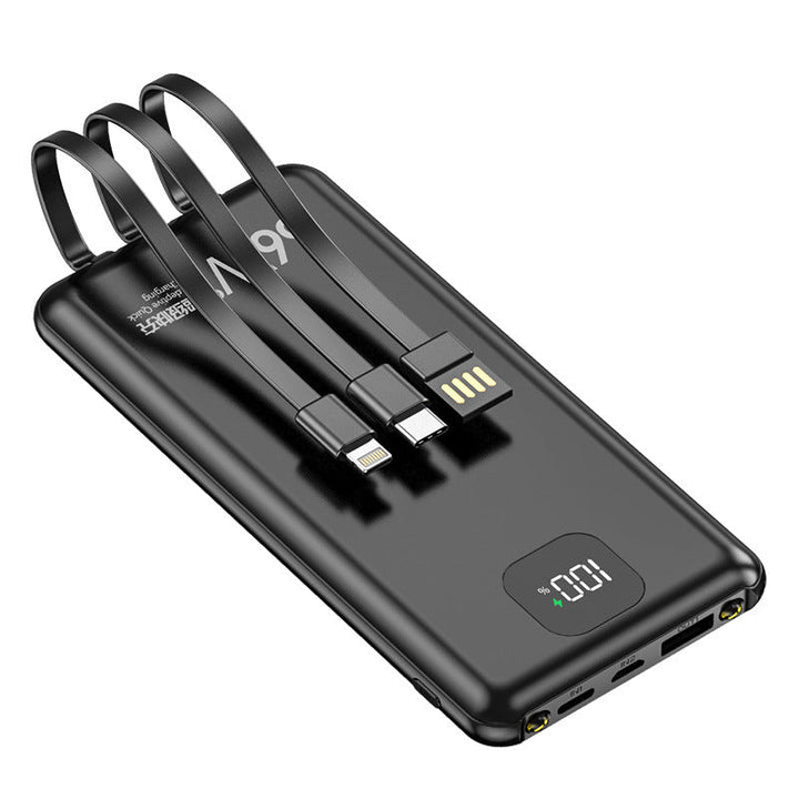 Compact power bank with integrated fast charging ports Kalsten