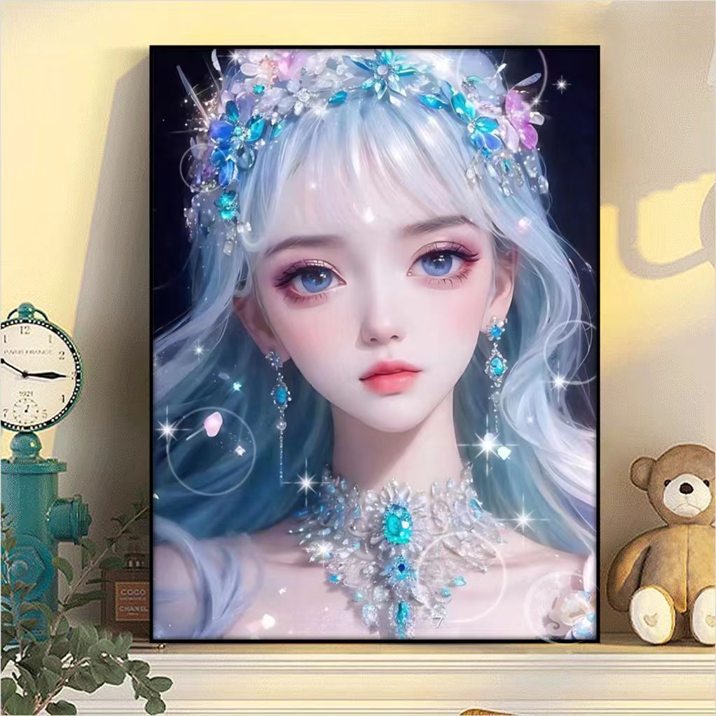 Fantasy Character Portrait Canvas Art Print Kalsten