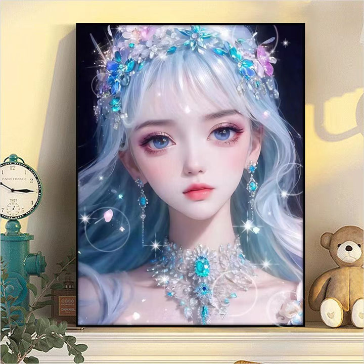 Fantasy Character Portrait Canvas Art Print Kalsten