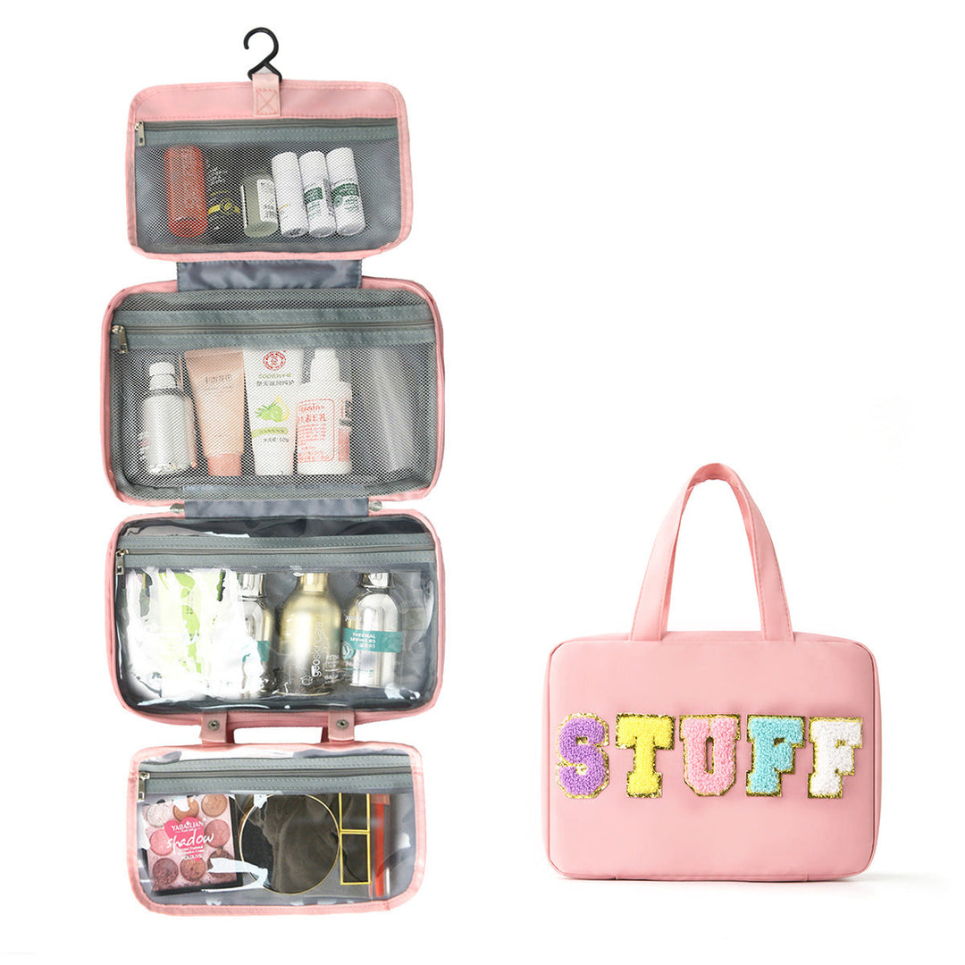 Multifunctional Cosmetic Organizer Bag with Hanging Design Kalsten
