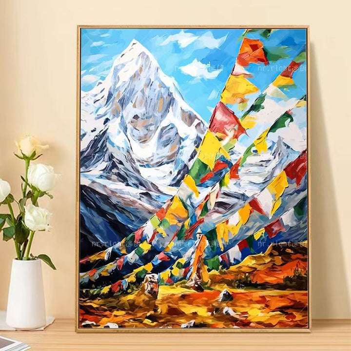Mountain Landscape Canvas Art Print Kalsten