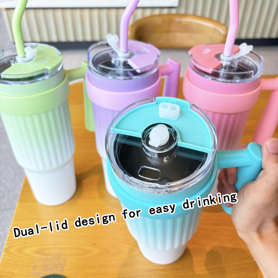 Ladies multifunctional drink bottle with practical carrying handle Kalsten
