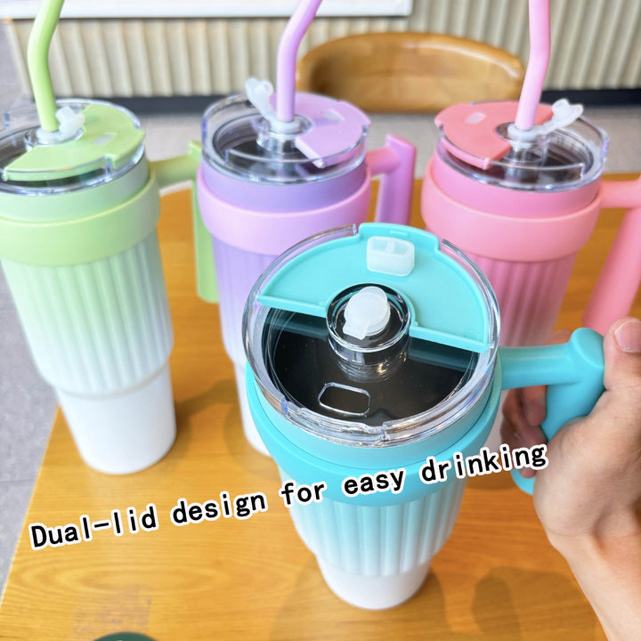 Ladies multifunctional drink bottle with practical carrying handle Kalsten