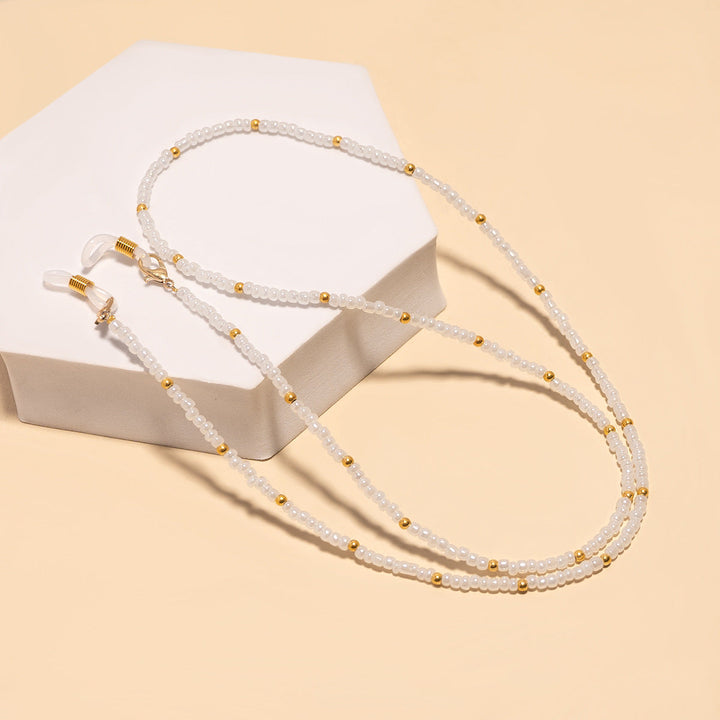 Double-Strand Beaded Eyewear Chain kalsten