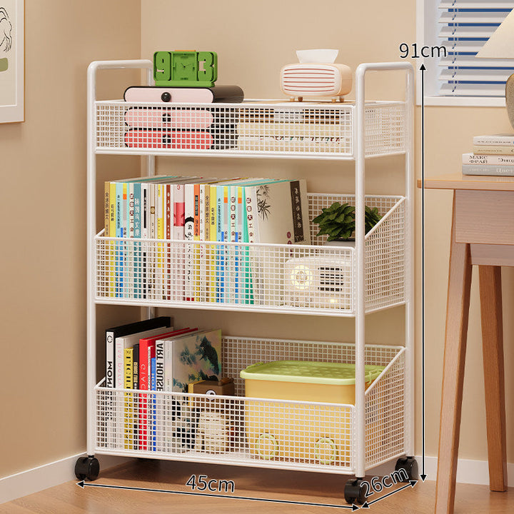 Mesh Multi-Shelf Storage Rack Kalsten