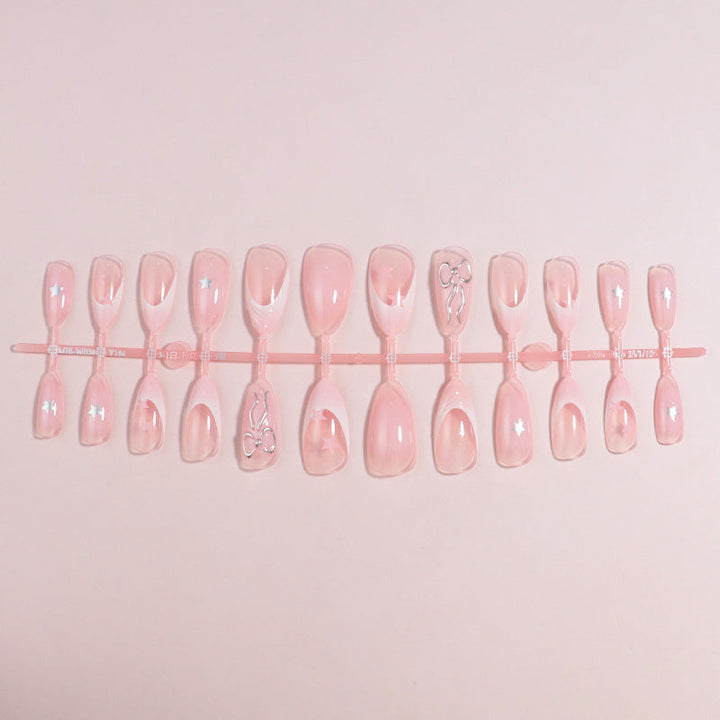 Premium Press-On Nail Set with Decorative Accents Kalsten