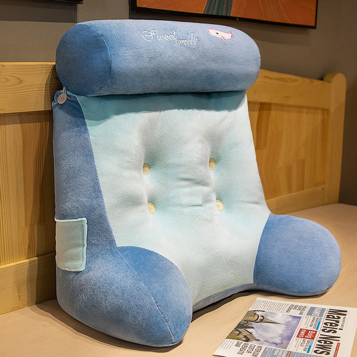 Ergonomic back support pillow with pockets Kalsten
