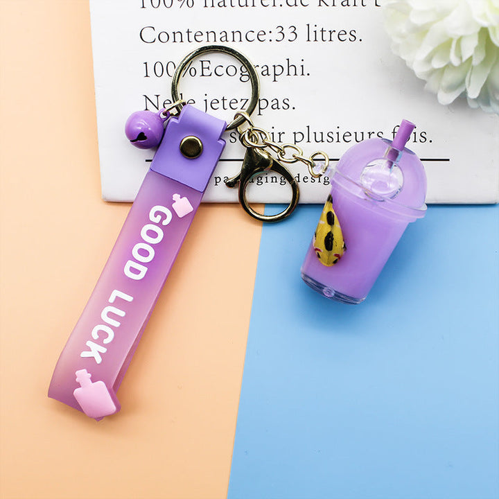 Unisex keychain with decorative cocktail design Kalsten
