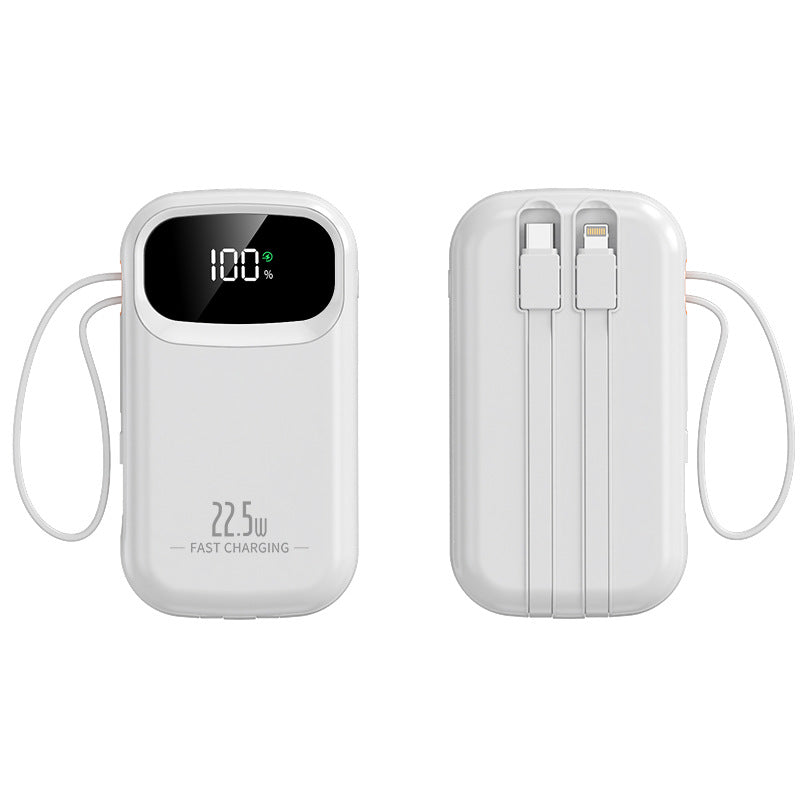 Portable power bank with fast charging connection and LCD display Kalsten