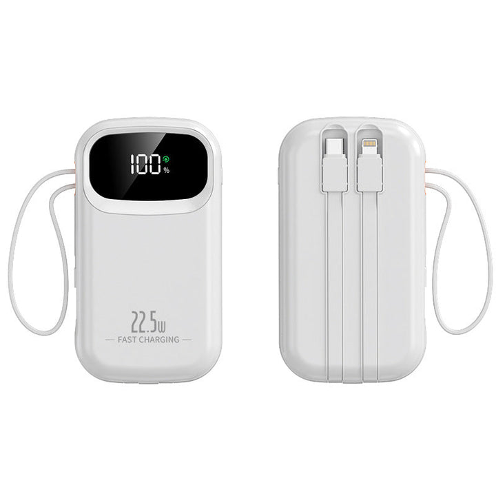 Portable power bank with fast charging connection and LCD display Kalsten