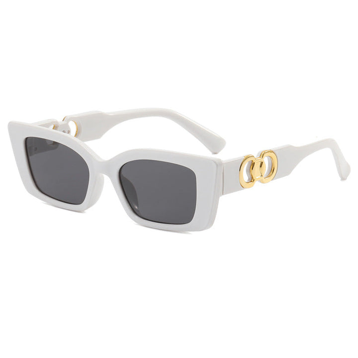 Women's fashionable square sunglasses with glamorous accents Kalsten