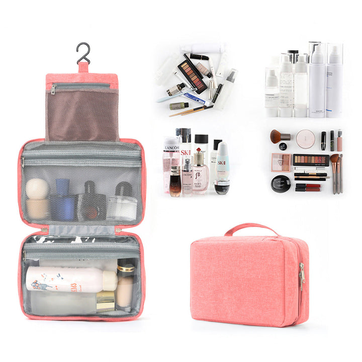 Travel toiletry bag with hooks and multiple compartments Kalsten