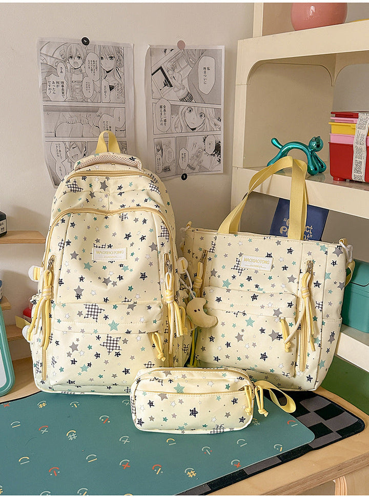 Starry Pattern School Backpack Set Kalsten