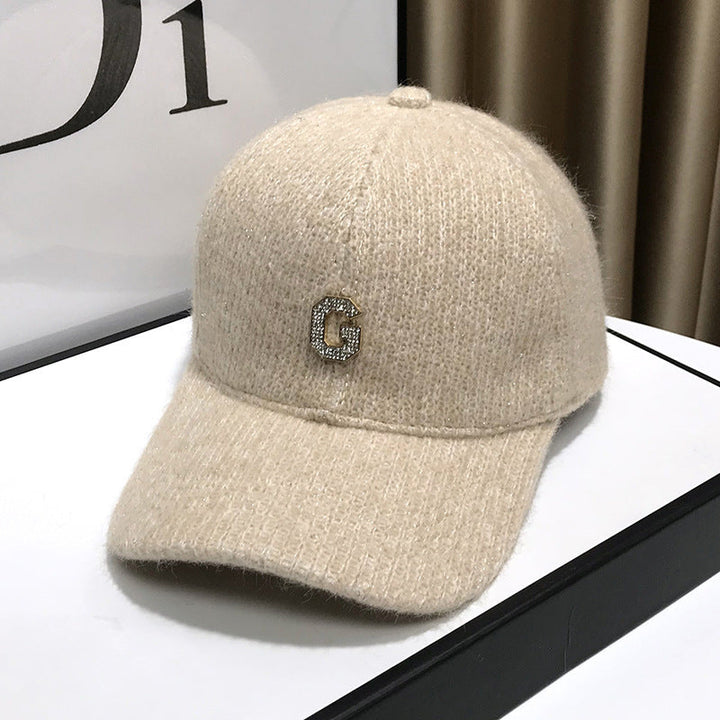 Women's Elegant Textured Fleece Baseball Cap Kalsten