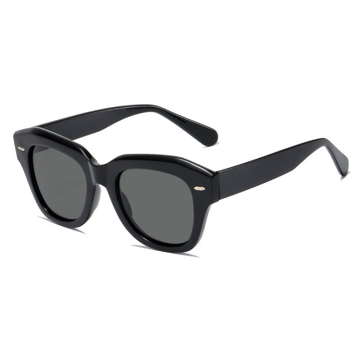 Women stylish sunglasses in modern design with transparent frame Kalsten
