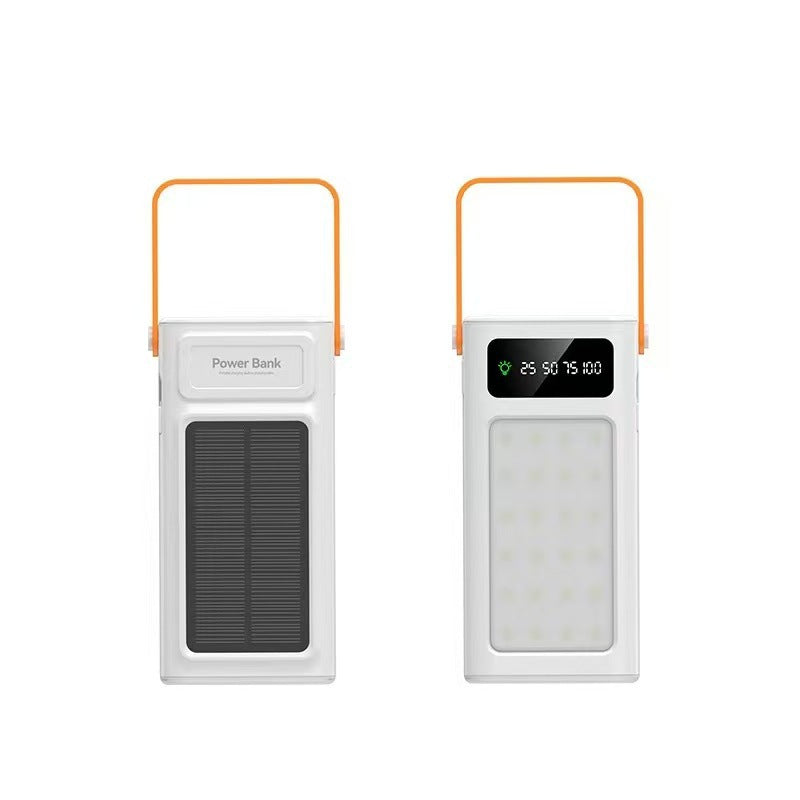 Portable solar power bank with LED light and digital charge display Kalsten