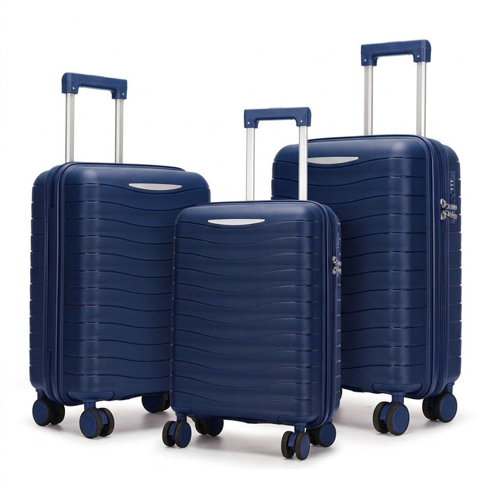 Hard Shell Suitcase Set with Innovative Pocket Organization Kalsten