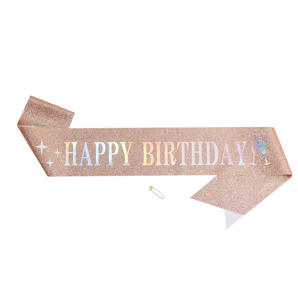 Women Funkenkrone with "Happy Birthday" lettering Kalsten