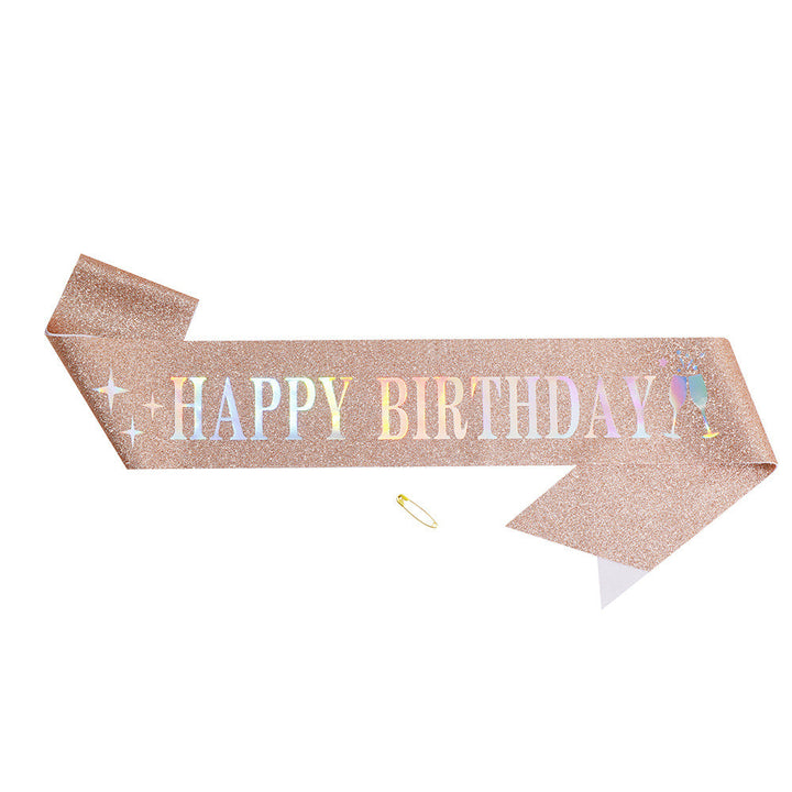 Women Funkenkrone with "Happy Birthday" lettering Kalsten