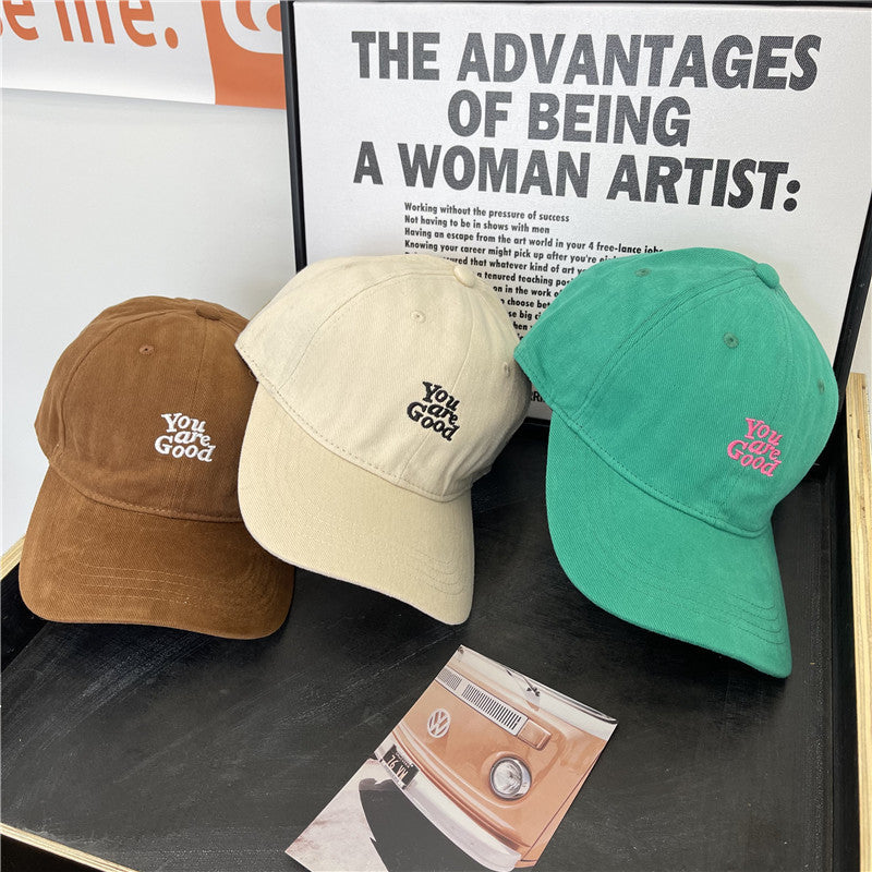 Women's Corduroy Graphic Baseball Cap Kalsten