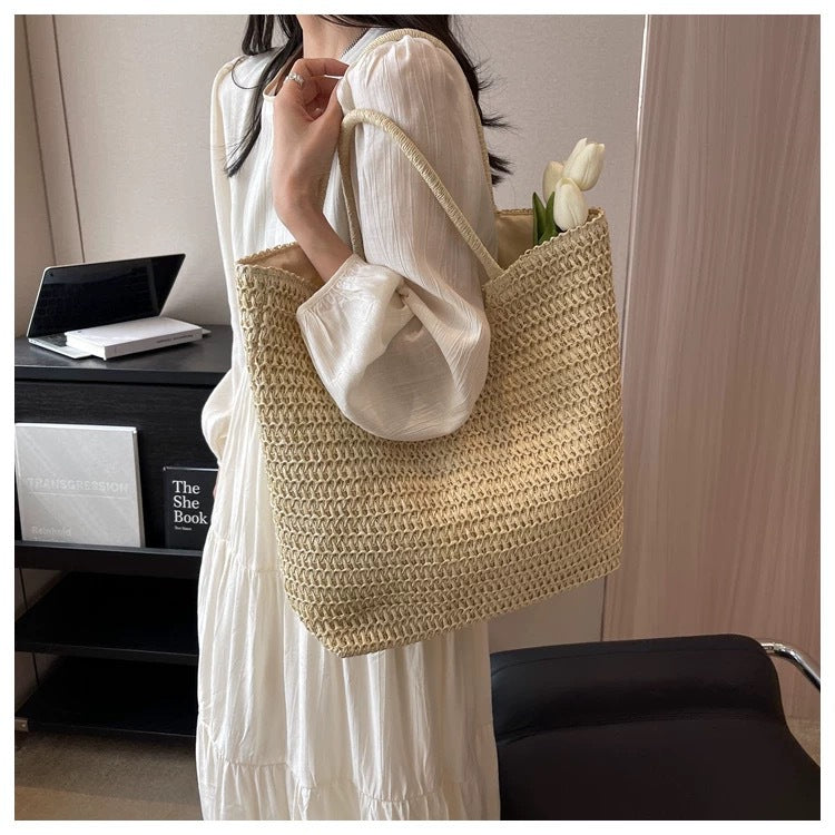 Spacious Macrame Tote Bag Kalsten