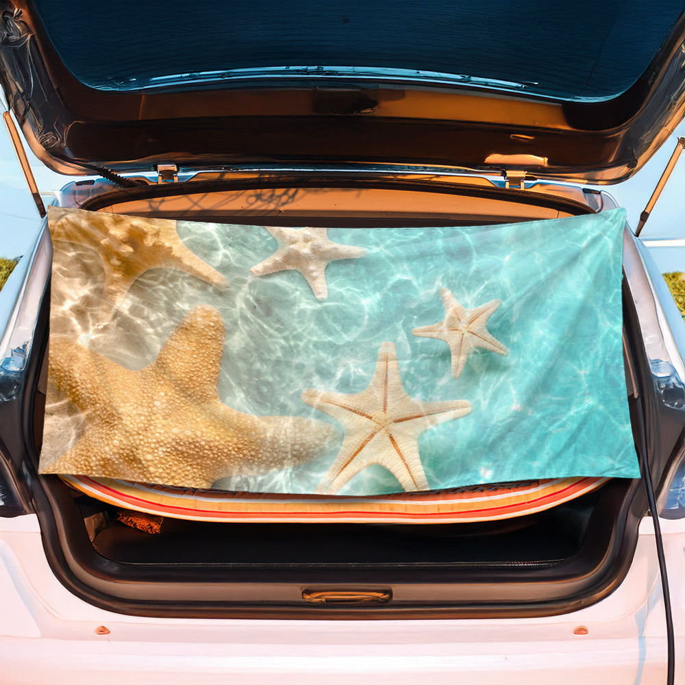 Luggage protection cover with maritime shell design Kalsten