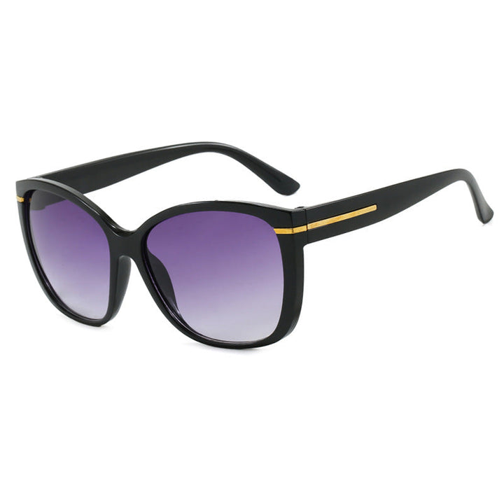 Women's oversized sunglasses with elegant plastic frame and protective UV filter Kalsten