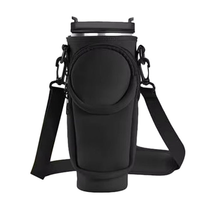 Ladies trendy and sparkling drinking bottle with shoulder bag Kalsten