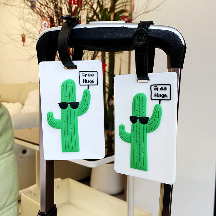 Fun Cactus-Themed Luggage Tag Kalsten