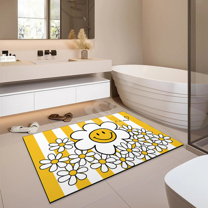 Decorative Bathroom Mat Kalsten