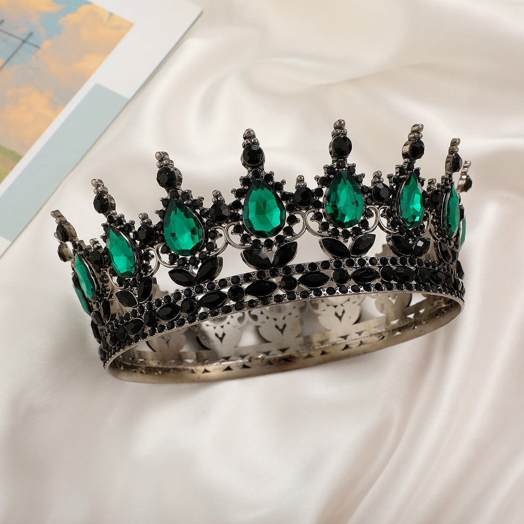 Ladies Luxurious Festive Crown with Shining Gemstones Kalsten