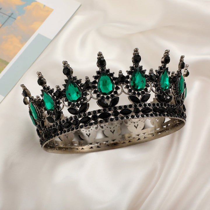 Ladies Luxurious Festive Crown with Shining Gemstones Kalsten