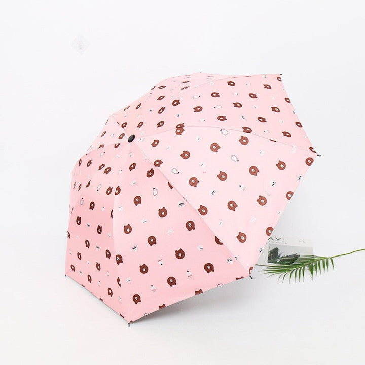 Women's creative folding umbrella with animal motif Kalsten