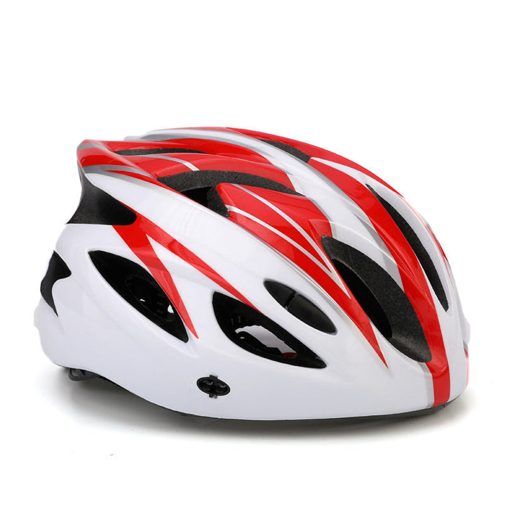 streamlined high-ventilation cycling helmet with micro-adjust retention and impact-absorbing liner Kalsten