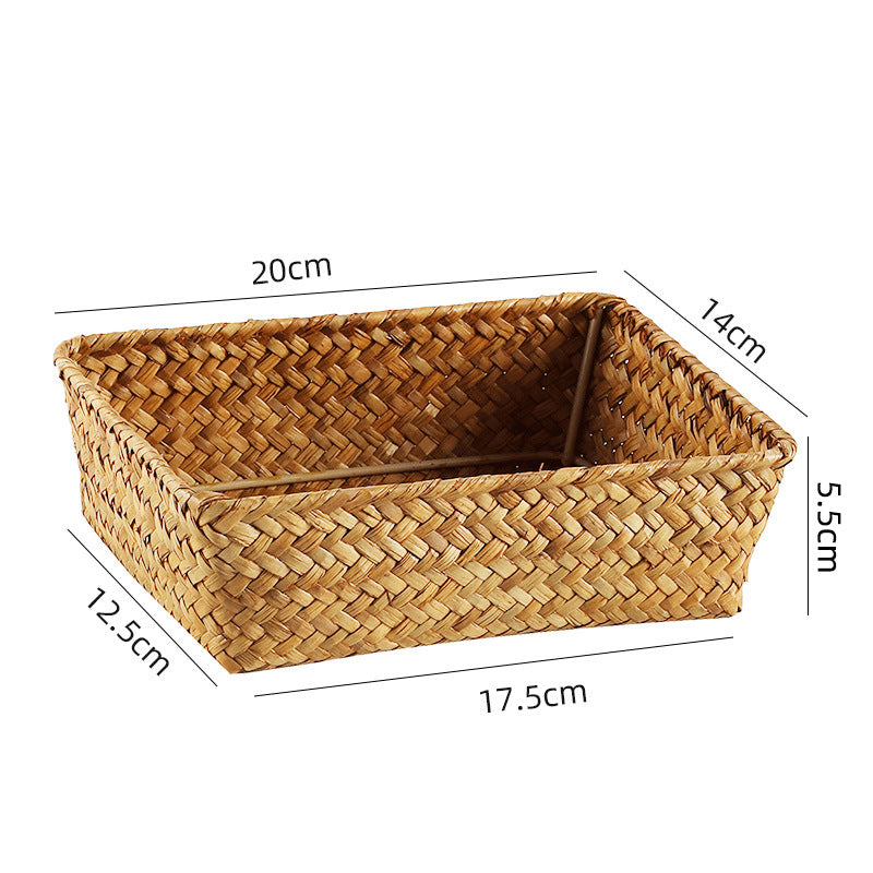 Rectangular Woven Storage Tray Kalsten