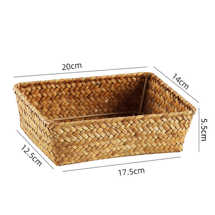 Rectangular Woven Storage Tray Kalsten