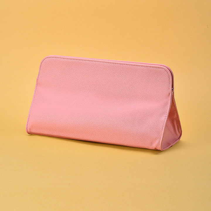 Textured Leather Cosmetic Pouch Kalsten