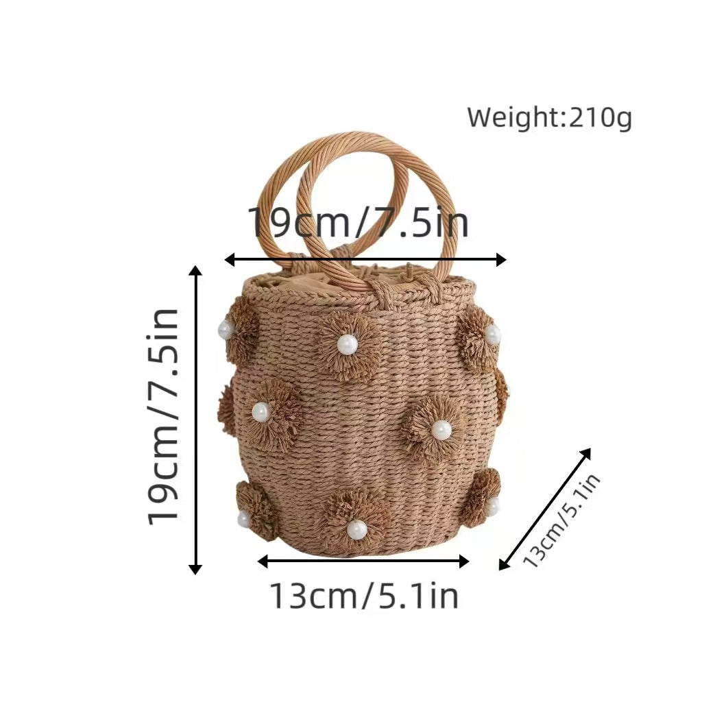 Refined handbag with pearl applications Kalsten