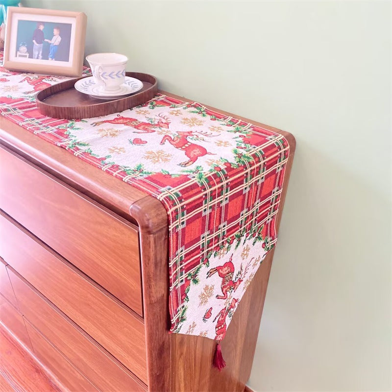 Festive Holiday-Themed Table Runner