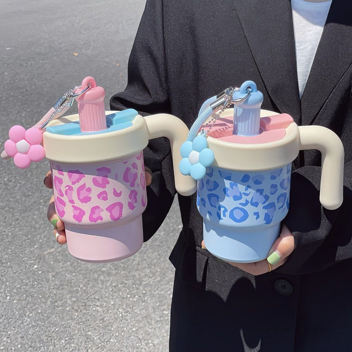 Ladies insulating cup with creative handle and animal design Kalsten