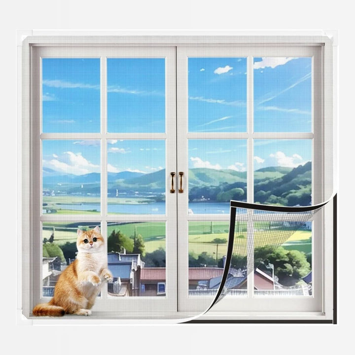 Magnetic Mesh Window Screen Kalsten
