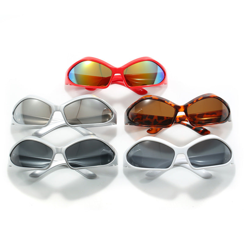 Women's Sporty Sunglasses with Aerodynamic Design Kalsten