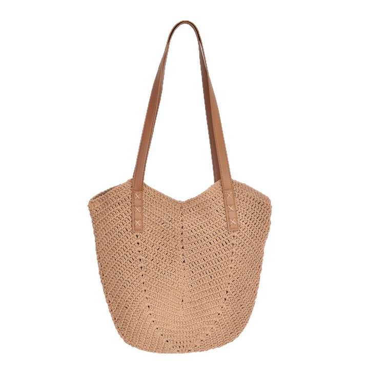 Hand-crocheted shoulder bag with reinforced straps Kalsten