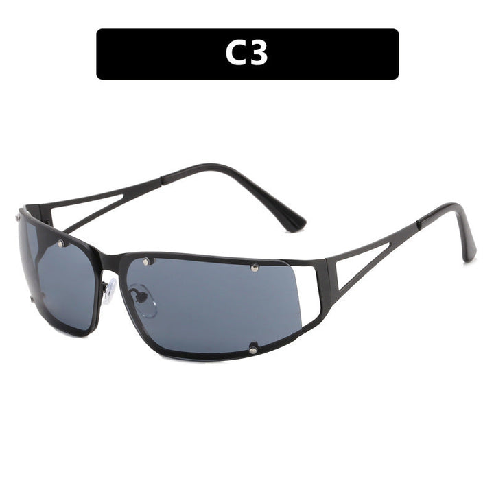 Women's fashionable sunglasses with futuristic design and exquisite metal frame Kalsten