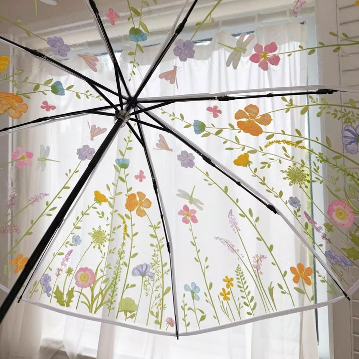 Women Floral Pattern Umbrella Kalsten