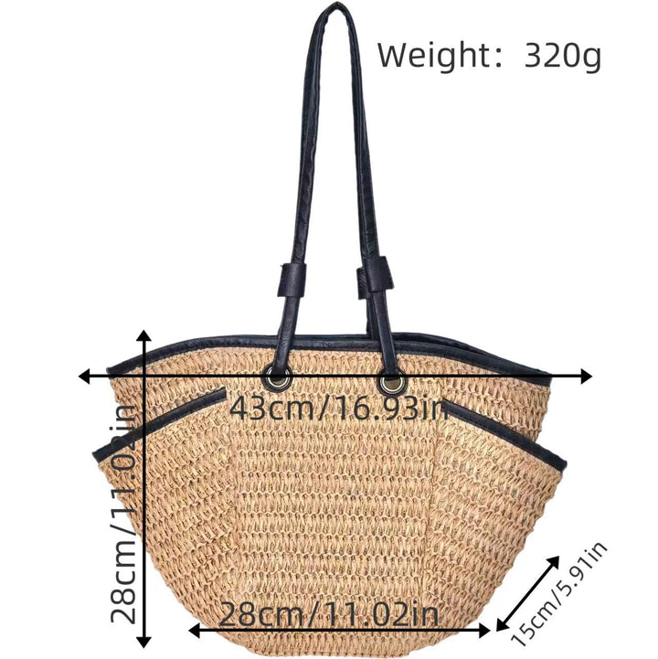 Leisure beach bag with side pockets Kalsten